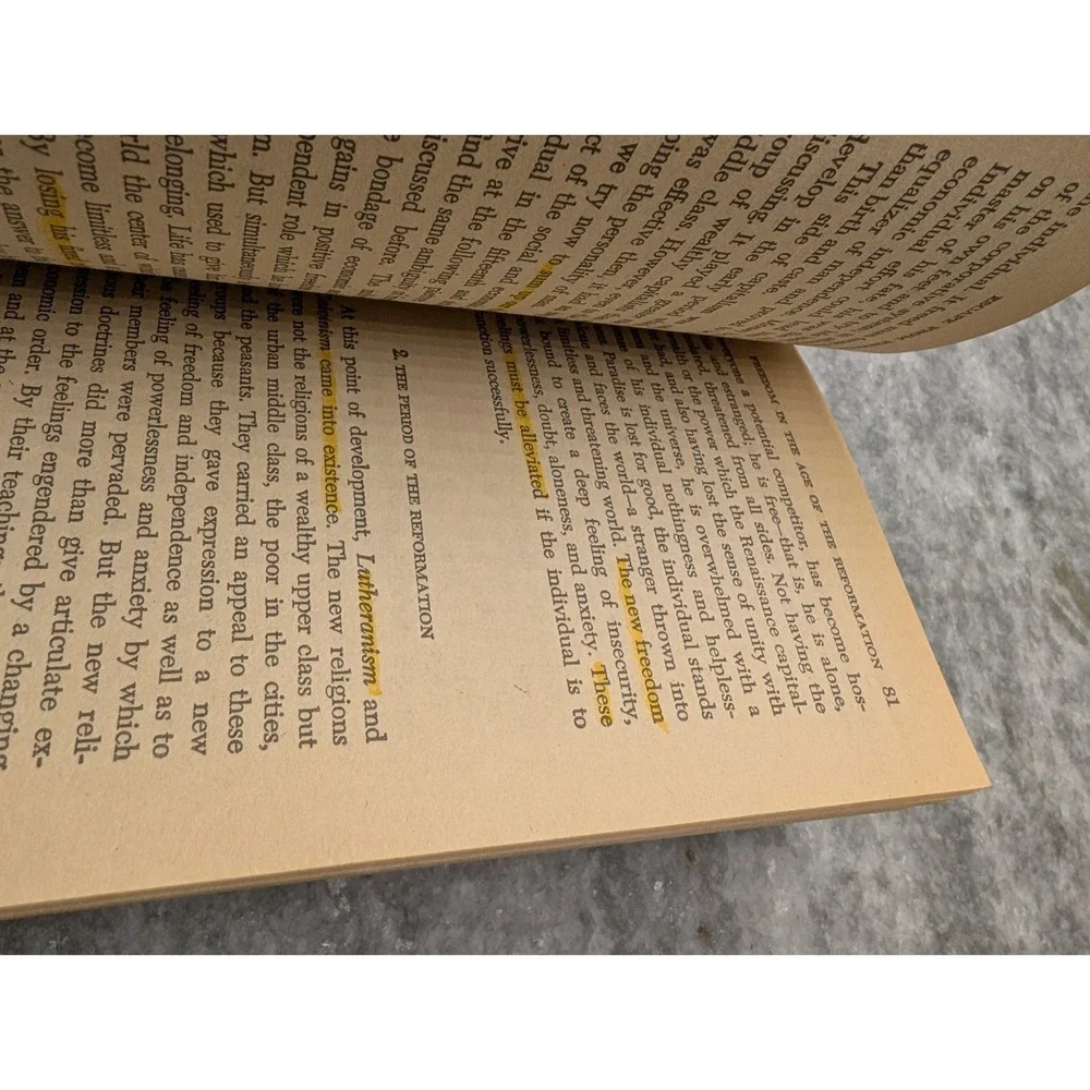 Escape From Freedom Erich From 1965 Paperback‎ - Discus Books